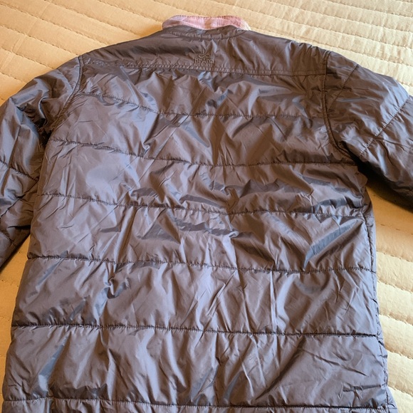 prAna Rhody Reversible Jacket Mens Size L Multi Plaid Snap Button Outdoor - Picture 7 of 8